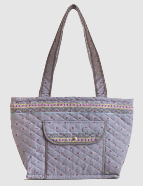 Provence pattern tote bag (Marat d'Avignon / Avignon. grey) - Click Image to Close